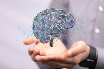 idea of intelligence brain ai digtal 3d artificial intelligence