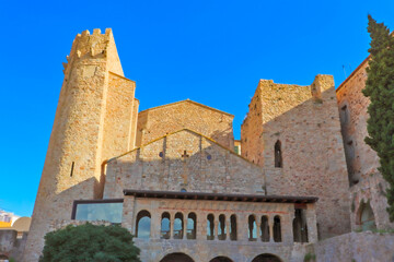 Fototapeta na wymiar Espagne - Ancien Monastère de Sant Féliu de Guixols