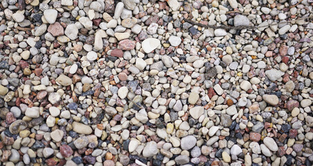 close up of a lot of pebble