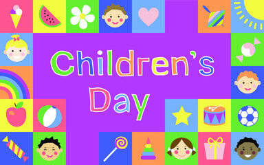 Happy children's day card