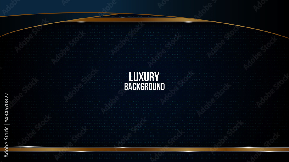 Aufkleber abstract gold luxury background with papers shapes.realistic texture with golden halftone glittering