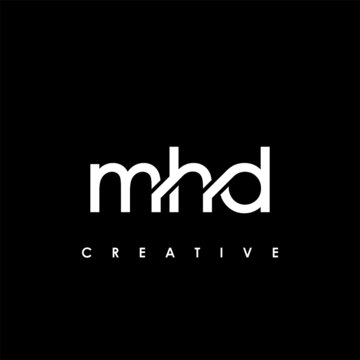 MHD Letter Initial Logo Design Template Vector Illustration