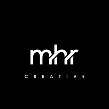 MHR Letter Initial Logo Design Template Vector Illustration