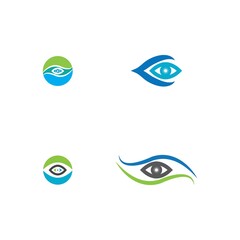 Eye Care vector logo design