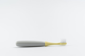 kids toothbrush on white background