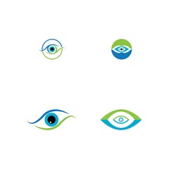 Eye Care vector logo design