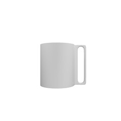 WHITE MUG WITH WHT