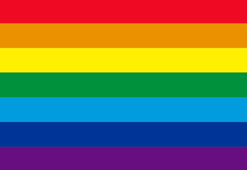 Bandera LGTBI por el día del orgullo.. - obrazy, fototapety, plakaty