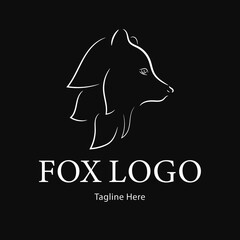 Creative Fox Outline Logo