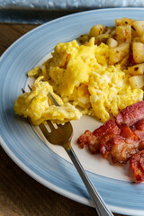 Scrambled Eggs Bacon Potatoes