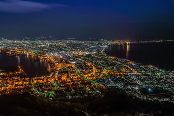 Fototapeta premium 北海道 函館 函館山 夜景 日本三大夜景