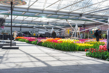 Tulip Pavilion at Keukenhof, Netherlands