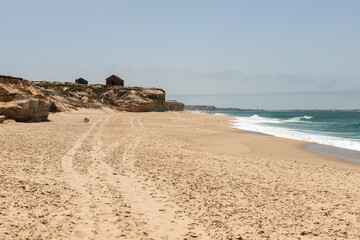 Praia D´El Rey beach, Praia de Covões, Óbidos, Portugal
