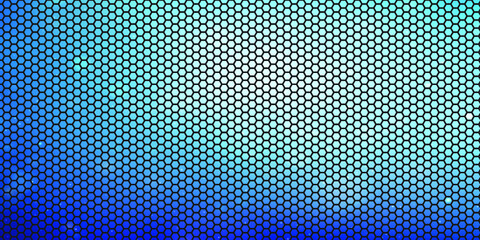 Abstract background of blue background hexagons