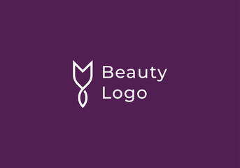 Initial Letter M abstract Line Logo, Initial Letter Logo For Company Name, Alphabet Logo Template Ready For Use, Modern Initial Logo
