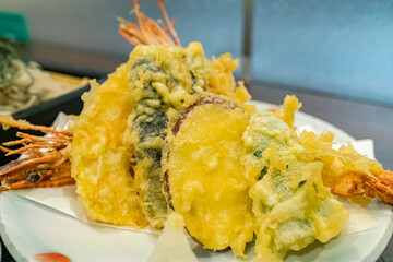 天ぷらの盛り合わせ