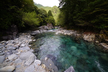 Japan's best mountain stream landscape