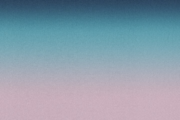Digital noise gradient. Nostalgia, vintage, retro 70s, 80s style. Abstract lo-fi background. Retro wave, synthwave. Wall, wallpaper, template, print. Minimalist. Blue, black, pink, turquoise colors