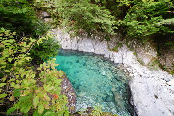 Japan's best mountain stream landscape