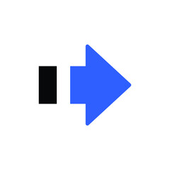 Right arrow icon design
