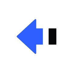 left arrow icon design