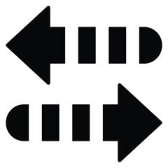 right and left arrow icon