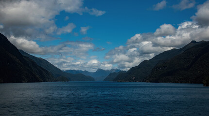 Scenic View of Fiordland National Park, New Zealand