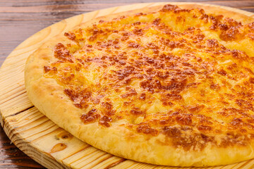 Georgian traditional cuisine – Khachapuri with cheese
