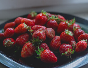 strawberry in a bowl