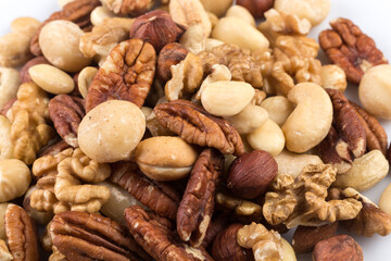 Large diversity of healthy nuts