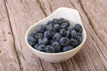 Ripe sweet tasty blueberries heap