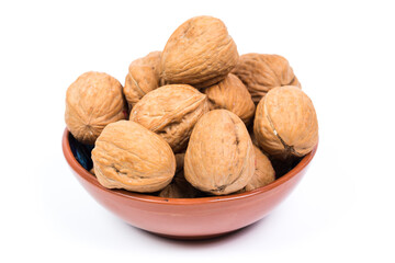 walnut nut in a bowl