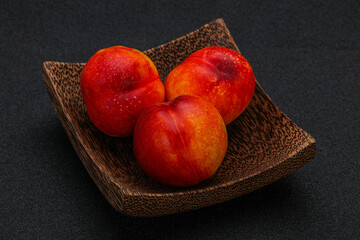 Ripe sweet tasty Nectarine fruit