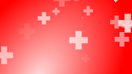 Medical health red cross pattern healthcare background.