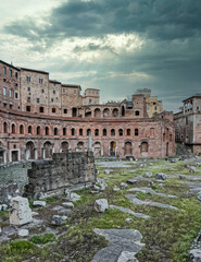 Obraz premium Rome Italy, Trajan forum the 