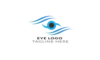 Eye logo vector.
