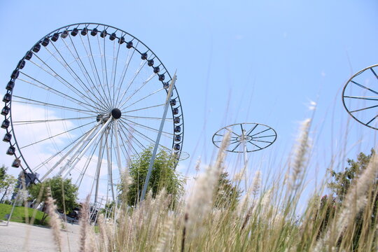 ferris wheel on a day