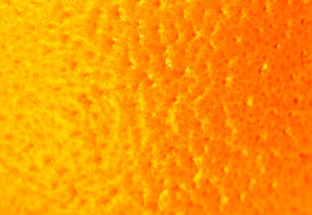 Close up photo of orange peel texture. Oranges ripe fruit background, macro view. .Human skin...
