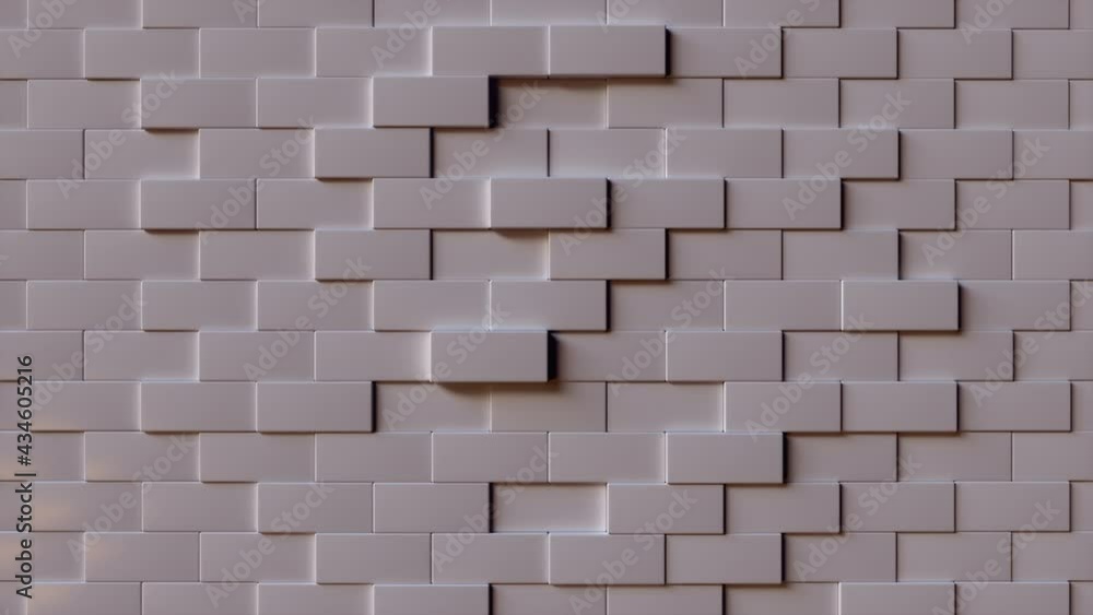 Aufkleber computer generated background transformation of large rectangles into small. 3d rendering geometric 