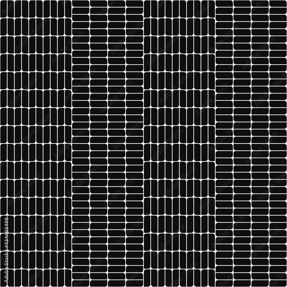 Aufkleber black dashes make lines vector same black rectangles.