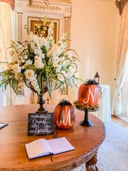 table Halloween wedding 