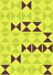 Abstract Geometric Pattern generative computational art illustration