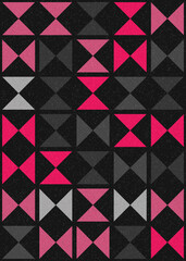 Abstract Geometric Pattern generative computational art illustration