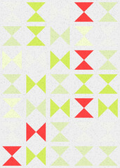 Abstract Geometric Pattern generative computational art illustration