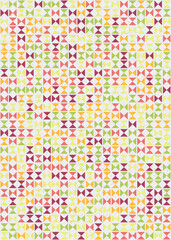 Fototapeta premium Abstract Geometric Pattern generative computational art illustration