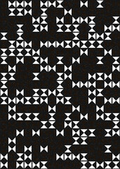 Abstract Geometric Pattern generative computational art illustration