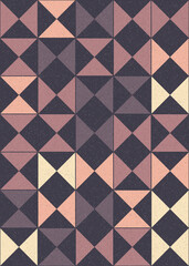 Abstract Geometric Pattern generative computational art illustration