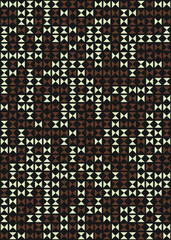 Abstract Geometric Pattern generative computational art illustration