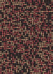 Abstract Geometric Pattern generative computational art illustration