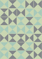 Fototapeta premium Abstract Geometric Pattern generative computational art illustration